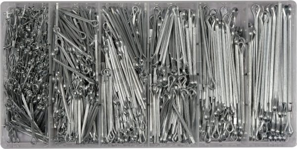 Auto instrumenti un iekārtas - 1000 PCS SPLIT PINS ASSORTMENT (YT-06885)