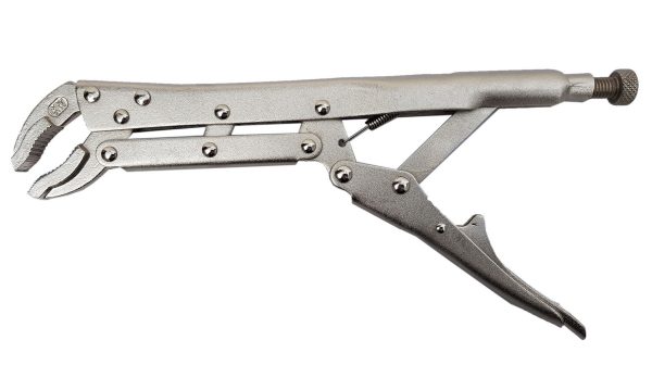 Auto instrumenti un iekārtas - 12" long locking pliers curved jaws 40 degree CR-V (LLP40)