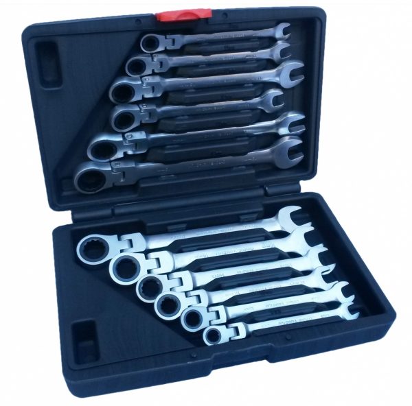 Auto instrumenti un iekārtas - 12-piece flexible ratchet wrench set