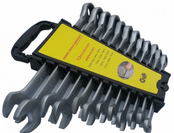 Auto instrumenti un iekārtas - 12-piece ratchet wrench set