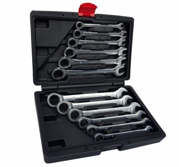 Auto instrumenti un iekārtas - 12-piece ratchet wrench set