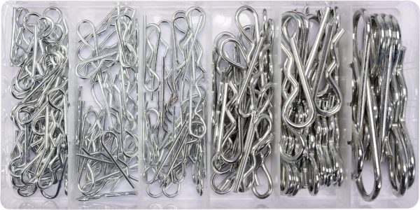 Auto instrumenti un iekārtas - 150 PCS SPRING SPLIT PINS ASSORTMENT (YT-06883)