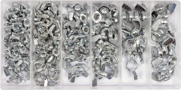 Auto instrumenti un iekārtas - 150 PCS WING NUTS ASSORTMENT (YT-06776)