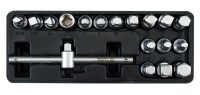 Auto instrumenti un iekārtas - 18-piece Universal Drain Plug Key Set (YT-0599)
