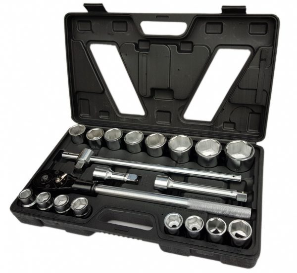 Auto instrumenti un iekārtas - 21pcs 3/4" DR socket set (SK1383)