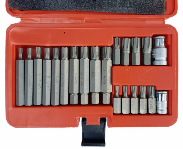 Auto instrumenti un iekārtas - 21pcs H10 Ribe Bit set (RB21S)