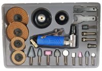 Auto instrumenti un iekārtas - 23pcs 1/4" Mini Air Angle Die Grinder Polishing Carving Tool Kit (AT153)