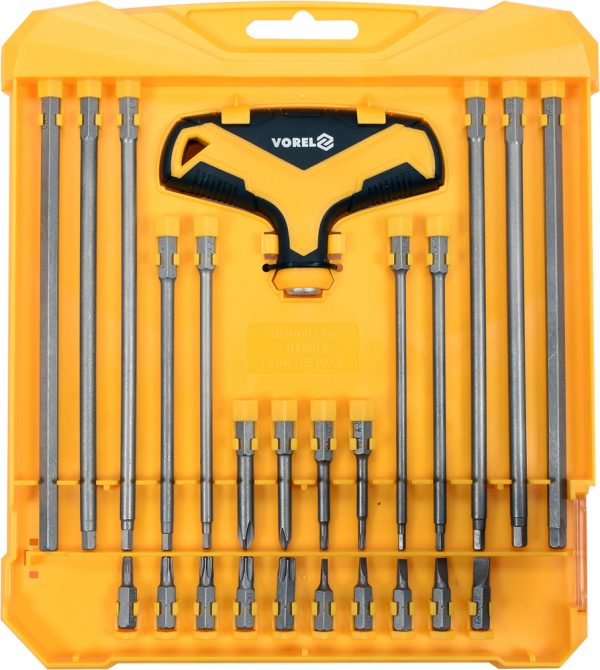 Auto instrumenti un iekārtas - 25 Pcs Screwdriver Bits Set (65880)