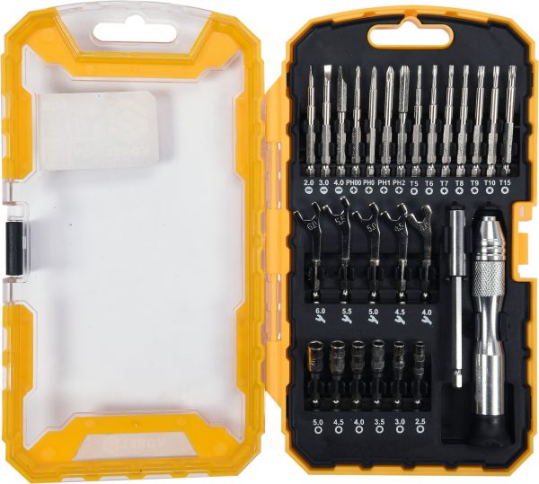 Auto instrumenti un iekārtas - 27PC PRECISION SOCKET & WRENCH SET (64386)