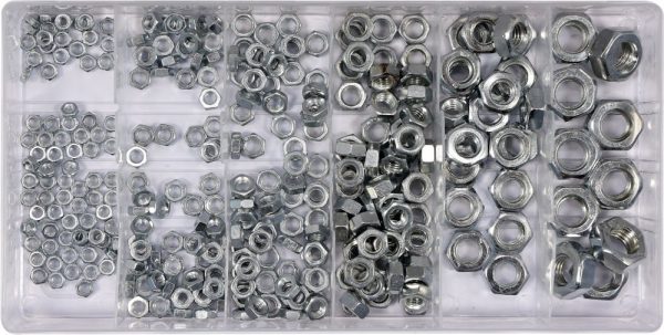 Auto instrumenti un iekārtas - 300 PCS NUTS ASSORTMENT METRIC (YT-06772)