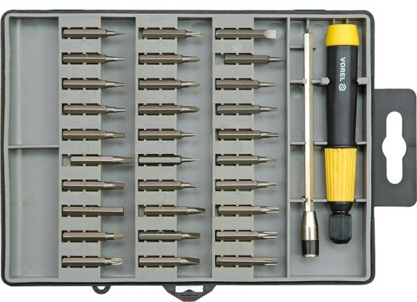 Auto instrumenti un iekārtas - 32-piece Precision Screwdriver Set (64371)