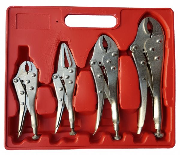 Auto instrumenti un iekārtas - 4pcs Locking Pliers set (LP04B)