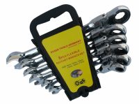 Auto instrumenti un iekārtas - 6 PC Flexible Ratchet Wrench Set 8-17 mm (ER-1206)