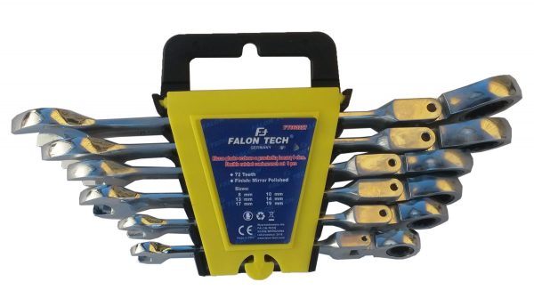 Auto instrumenti un iekārtas - 6-piece flexible ratchet wrench set