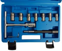 Auto instrumenti un iekārtas - 9pcs diesel injector seat cutter set (SK8050)