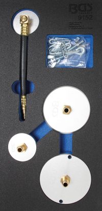 Auto instrumenti un iekārtas - Adaptor Set for Air Brake Bleeder | 4 pcs. (9152)