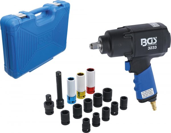 Auto instrumenti un iekārtas - Air Impact Wrench Kit | 12.5 mm (1/2") | 1355 Nm | 16 pcs. (5259)