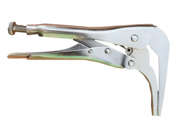 Auto instrumenti un iekārtas - Angle Long Nose Locking Pliers | 180 mm (PL1007)