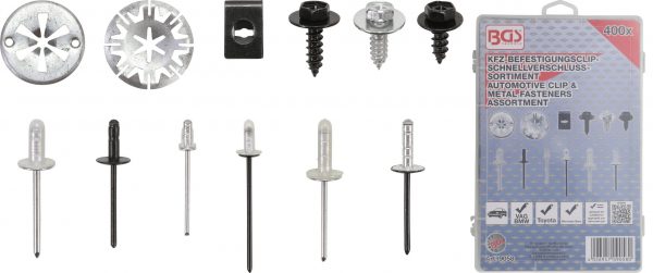 Auto instrumenti un iekārtas - Automotive Clip Assortment for Audi