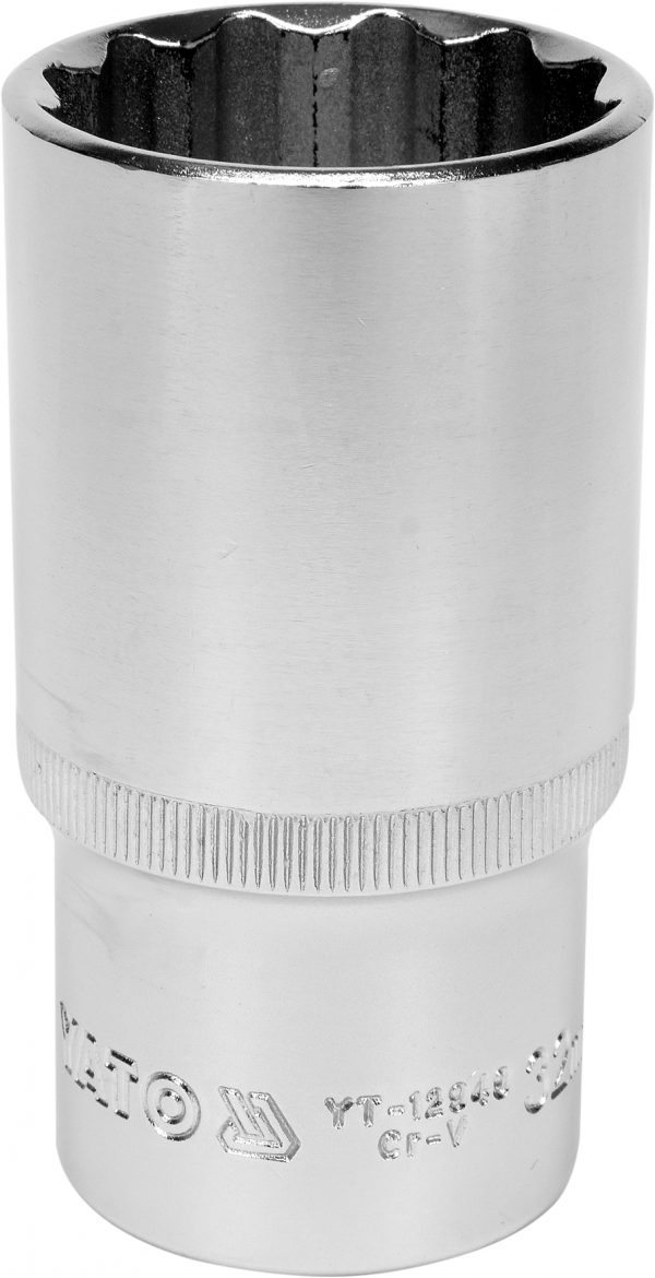 Auto instrumenti un iekārtas - BIHEXAGONAL SOCKET 32MM 1/2" 12PT CV (YT-12949)