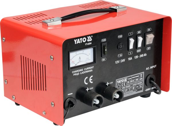 Auto instrumenti un iekārtas - Battery charger 12/24V 20A 240 Ah (YT-8304)