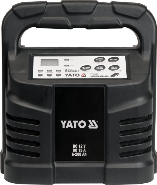 Auto instrumenti un iekārtas - Battery charger 12V 15A 6-200ah (YT-8303)