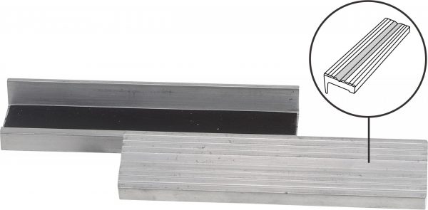 Auto instrumenti un iekārtas - Bench Vice Jaw Protector | Aluminium | 125 mm | 2 pcs. (9282)