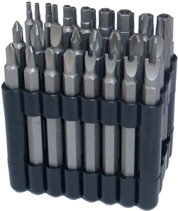 Auto instrumenti un iekārtas - Bit Set | long | 6.3 mm (1/4") drive | various Types | 32 pcs. (762)