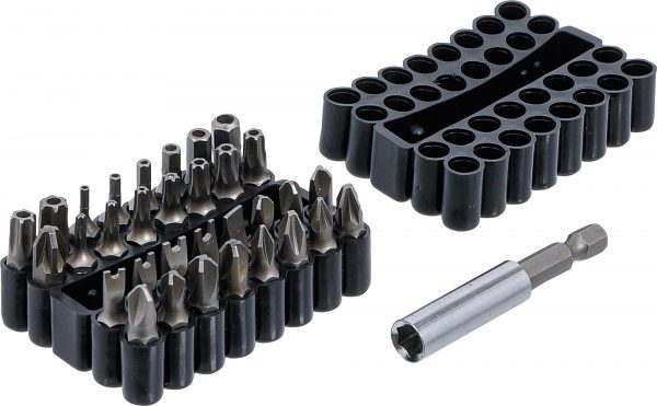 Auto instrumenti un iekārtas - Bit Set | short | 6.3 mm (1/4") drive | various types | 32 pcs. (763)