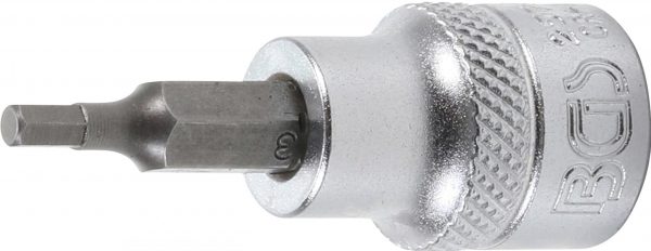 Auto instrumenti un iekārtas - Bit Socket | 10 mm (3/8") drive | internal Hexagon 3 mm (2576)