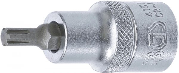 Auto instrumenti un iekārtas - Bit Socket | 12.5 mm (1/2") Drive | Spline (for RIBE) M6 (4151)