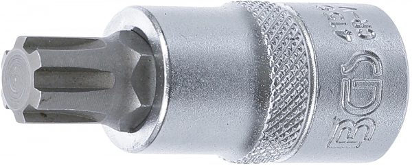 Auto instrumenti un iekārtas - Bit Socket | 12.5 mm (1/2") Drive | Spline (for Ribe) M12 (4156)