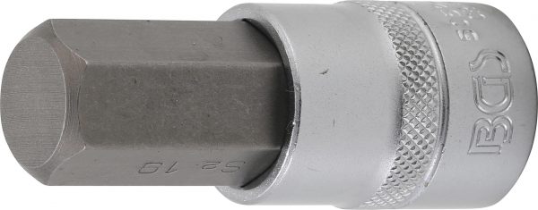 Auto instrumenti un iekārtas - Bit Socket | 12.5 mm (1/2") | internal Hexagon 19 mm (5052-19)