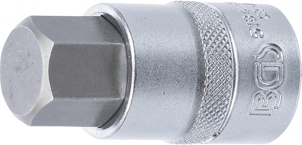 Auto instrumenti un iekārtas - Bit Socket | 12.5 mm (1/2") | internal Hexagon 19 mm (5184-H19)