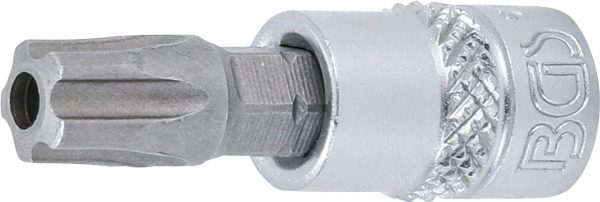 Auto instrumenti un iekārtas - Bit Socket | 6.3 mm (1/4") Drive | T-Star tamperproof (for Torx) TS45 (5184-TS45)