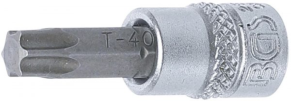 Auto instrumenti un iekārtas - Bit Socket | 6.3 mm (1/4") drive | T-Star (for Torx) T40 (2596)