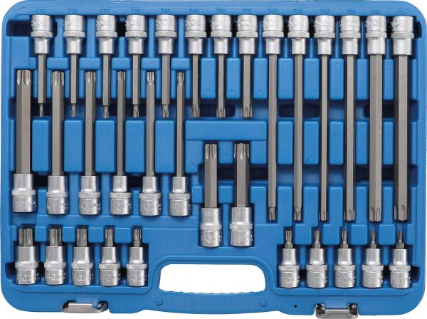 Auto instrumenti un iekārtas - Bit Socket Set | 12.5 mm (1/2") drive | T-Star (for Torx) | 32 pcs. (5182)