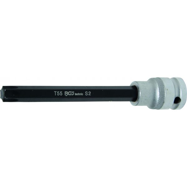 Auto instrumenti un iekārtas - Bit Socket | length 140 mm | 12.5 mm (1/2") Drive | T-Star (for Torx) T55 (5004)