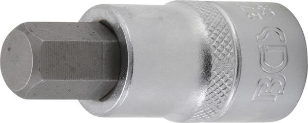 Auto instrumenti un iekārtas - Bit Socket | length 55 mm | 12.5 mm (1/2") Drive | internal Hexagon 15/32" (2737)