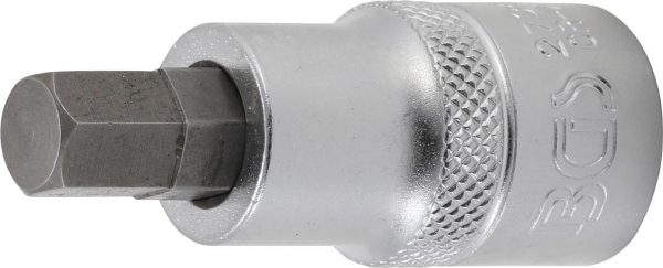 Auto instrumenti un iekārtas - Bit Socket | length 55 mm | 12.5 mm (1/2") Drive | internal Hexagon 3/8" (2736)