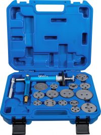 Auto instrumenti un iekārtas - Brake Piston Reset Tool Set | pneumatic | 16 pcs. (1117)