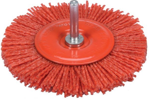 Auto instrumenti un iekārtas - CUP BRUSH 100MM NYLON FOR DRILL (YT-47792)