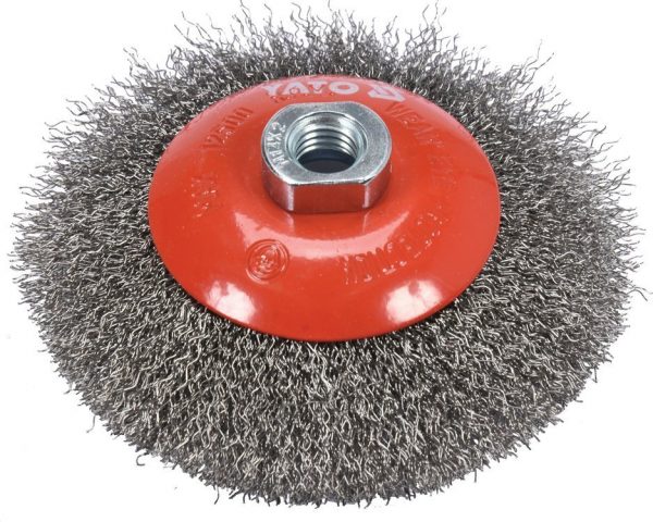 Auto instrumenti un iekārtas - CUP BRUSH 125MM M14 INOX (YT-47612)