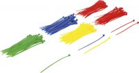 Auto instrumenti un iekārtas - Cable Tie Assortment | coloured | 2.4 x 100 mm | 200 pcs. (80875)