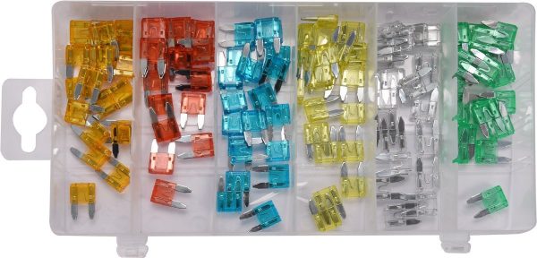 Auto instrumenti un iekārtas - Car Fuse Assortment | Mini | 120 pcs. (YT-83146)