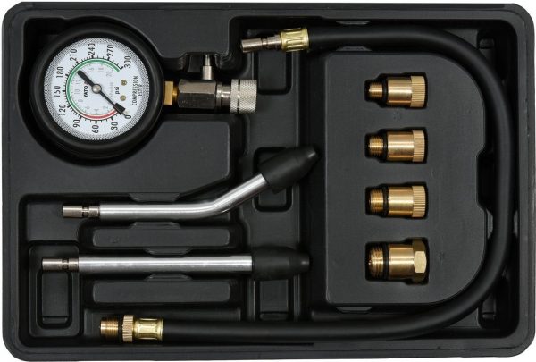 Auto instrumenti un iekārtas - Compression pressure gauge | 8 pcs. (YT-73022)