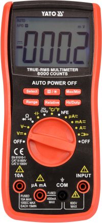Auto instrumenti un iekārtas - DIGITAL MULTIMETER | TRUE RMS (YT-73085)