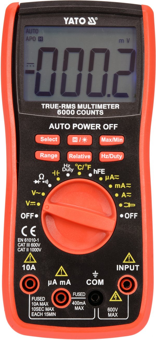 Auto instrumenti un iekārtas - DIGITAL MULTIMETER | TRUE RMS (YT-73085)