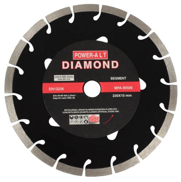 Auto instrumenti un iekārtas - Diamond Blade Segmented 230 mm (PA0230)