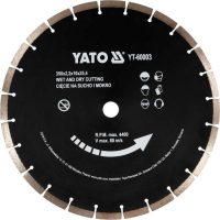 Auto instrumenti un iekārtas - Diamond segmental cutting disc | 350x25.4 mm (YT-60003)